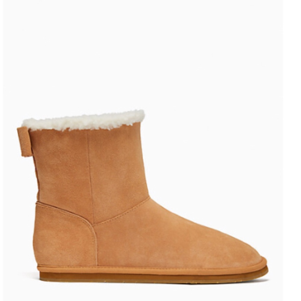 Kate spade wonderland booties boots size 7 in saddle tan/beige nwt